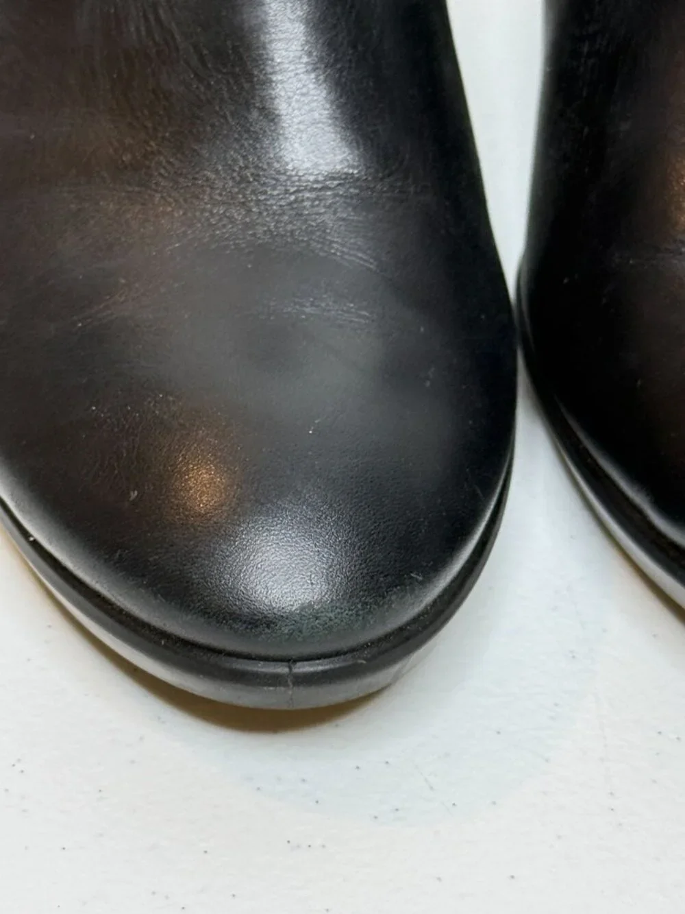 Ecco black leather